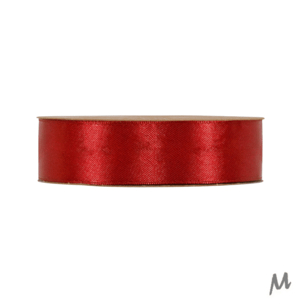 Satijn Lint Bordeaux Rood