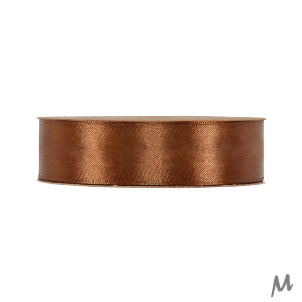 Satijn Lint Bruin