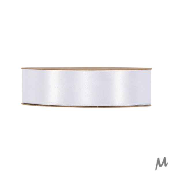 Satijn Lint Wit - 50m