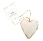 Hanger in hartvorm – wit – per stuk - Afbeelding 2