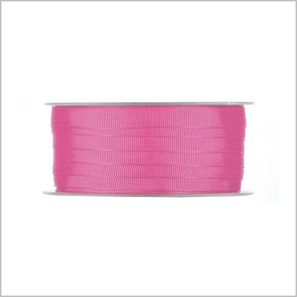 Rib lint - neon pink - 10mm x 50 meter