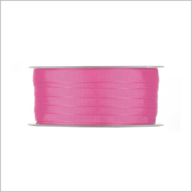 Rib lint - neon pink - 10mm x 50 meter