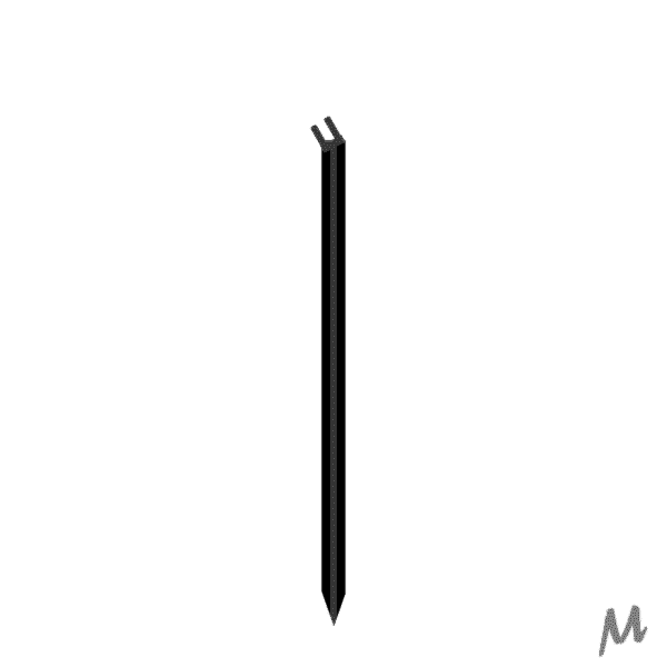 Prijspen - Zwart - 40cm - 25 stuks - Bloemensteker