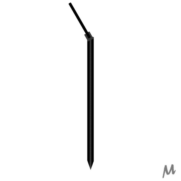 Prijspen - Zwart - 40cm - 25 stuks - Bloemensteker