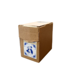 Etiketten – delfts blauw – Kusje – 250 stuks - Afbeelding 2