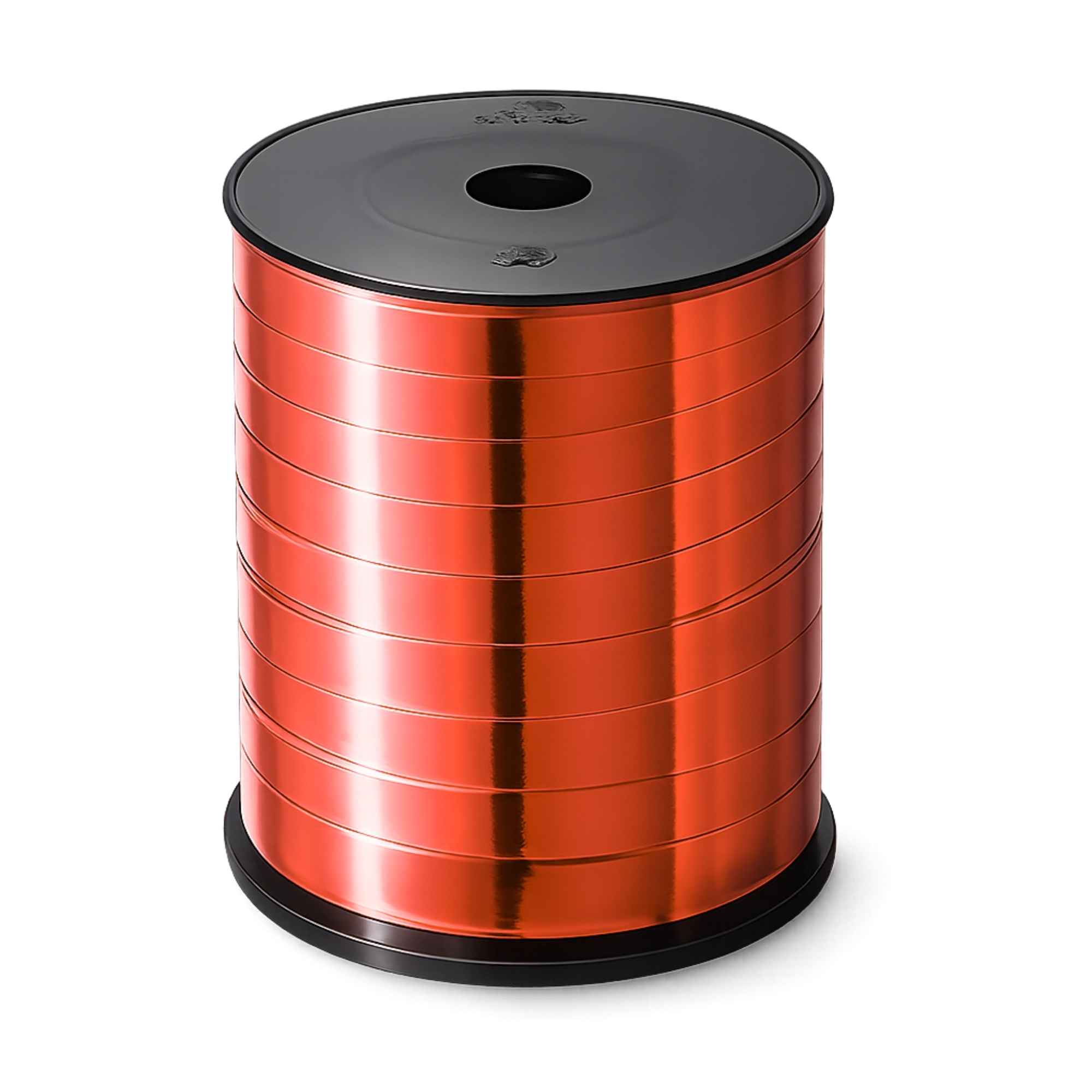 Krullint - metallic 10 mm x 250 meter - Rood