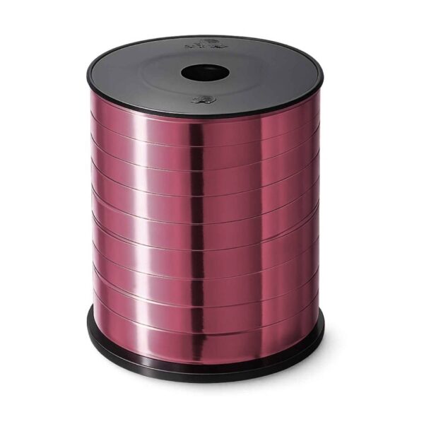 Curling ribbon - metallic 10 mm x 250 meters - Red
