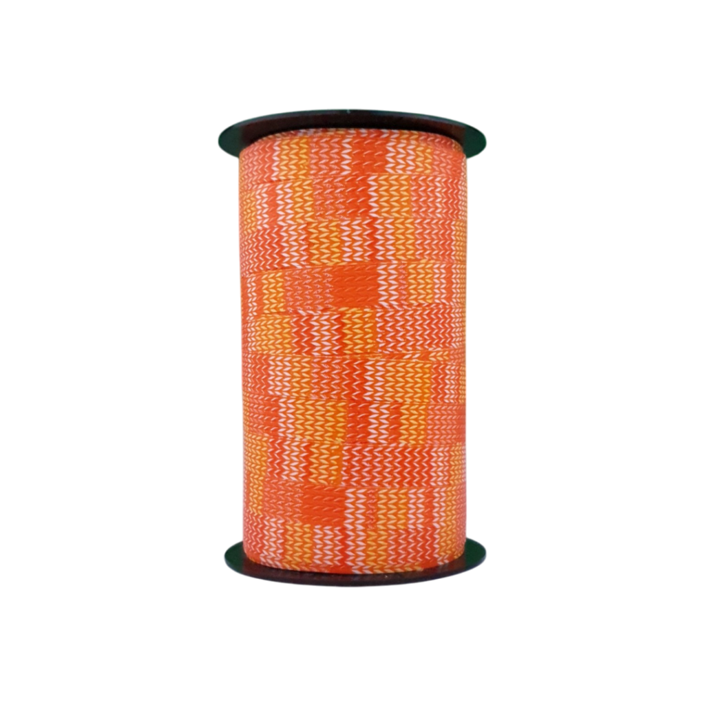Krullint - Zigzagpatroon - Oranje