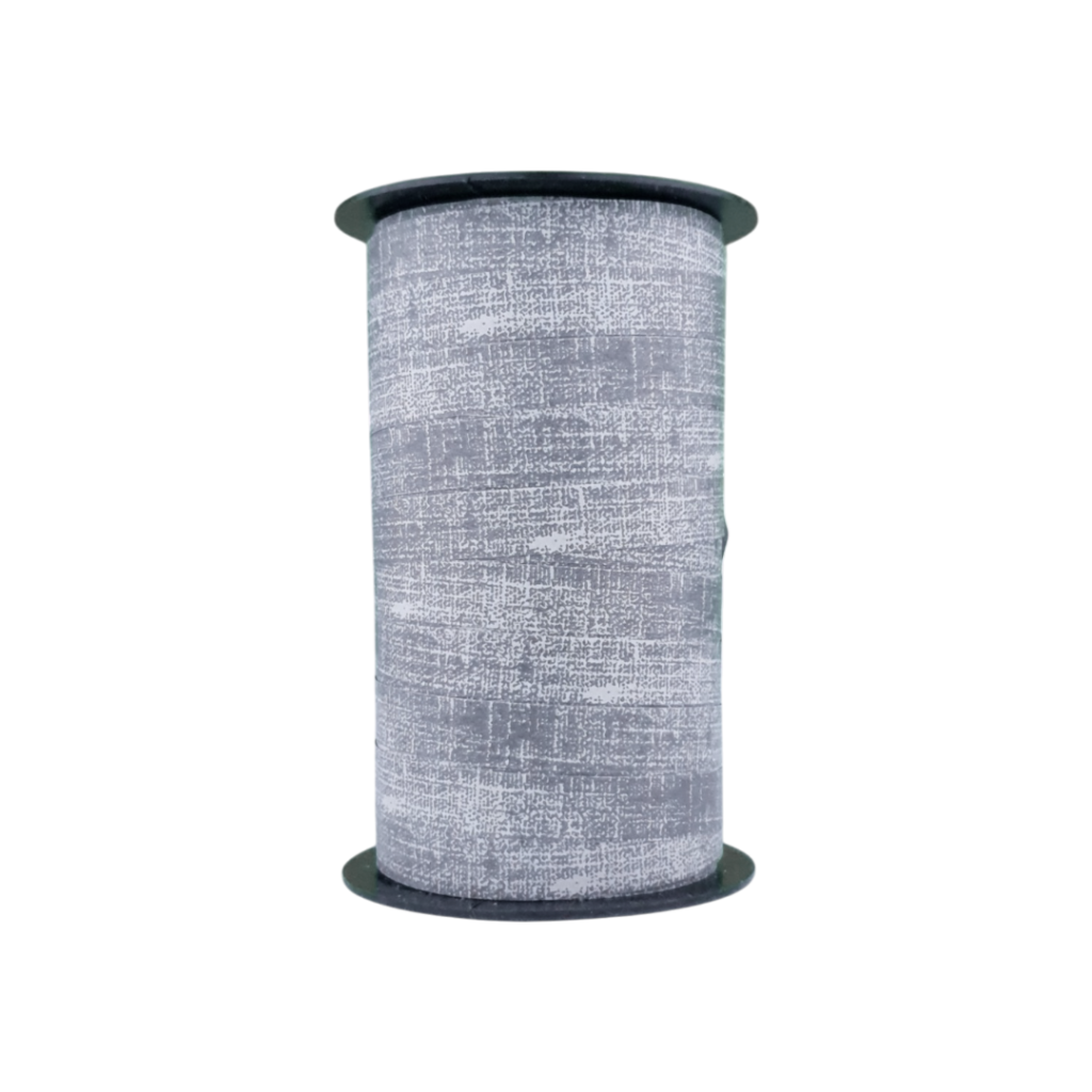 Krullint - Textuurprint - Grijs / Zilver