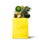 Paper bag(s) – yellow – 50 pieces - Image 2