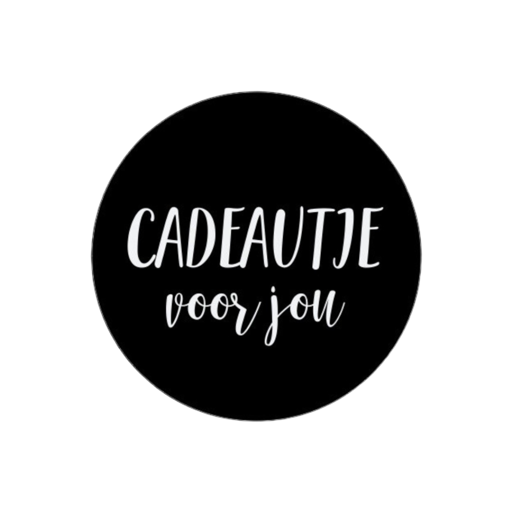 Etiketten – Cadeautje voor jou – Zwart - 250 stuks