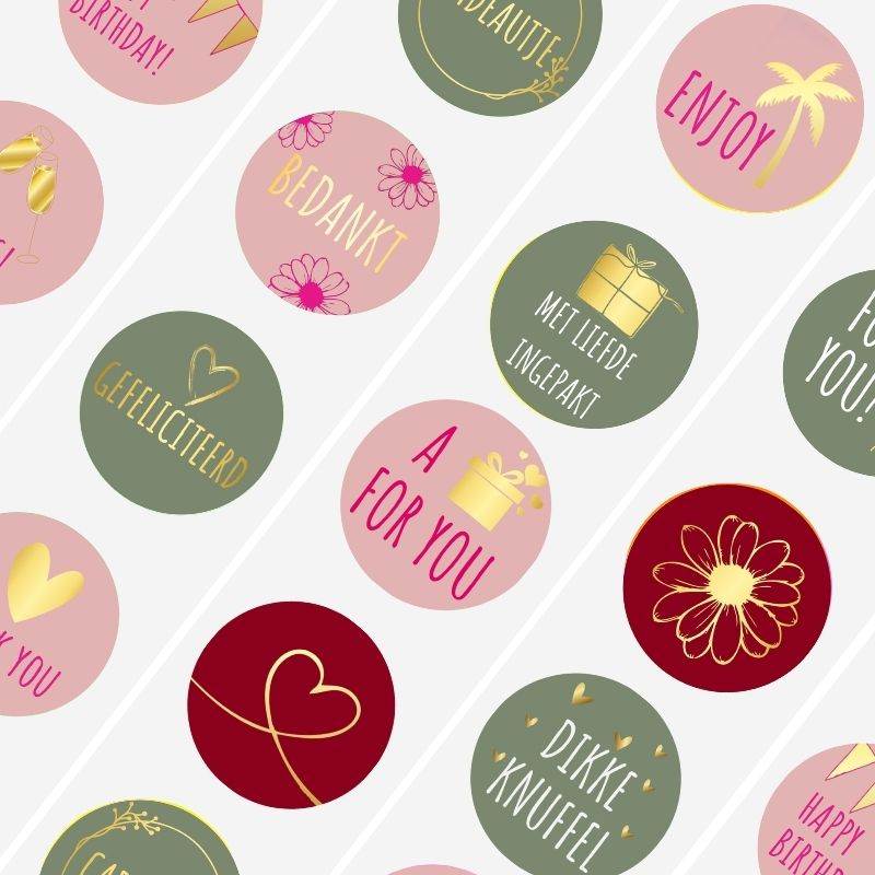 Olijf & Poeder Stickers
