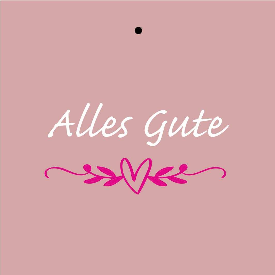 Geschenkkarte – "Alles Gute“ – 20 Stück