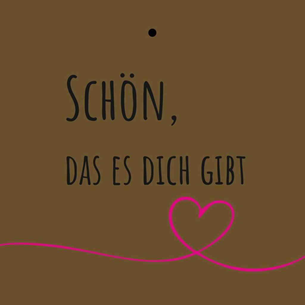 Geschenkkarte – "Schön, das es dich gibt“ – 20 Stück