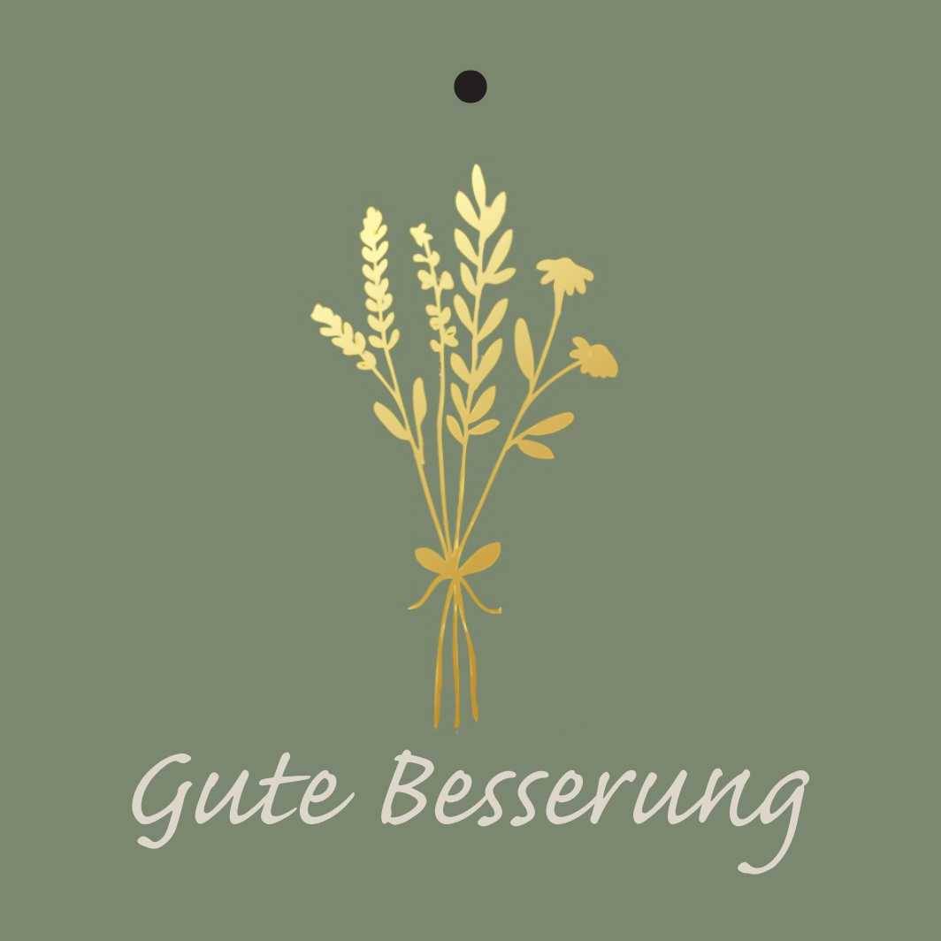 Geschenkkarte – "Gute Besserung“ – 20 Stück