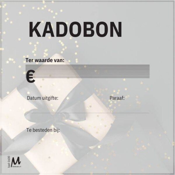 Cadeaubon Deluxe – "Voor jou" – 25 Stuks (Met Envelop)