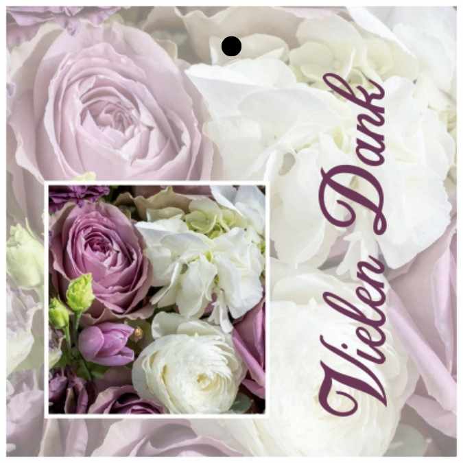 Geschenkkarte – “Vielen Dank“ – 20 Stück