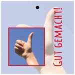 Geschenkkarte – “Gut gemacht!“ – 20 Stück