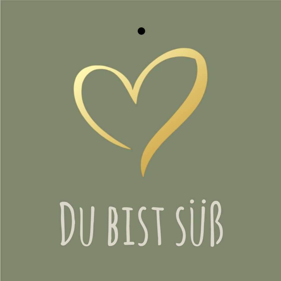 Geschenkkarte – "Du bist süß“ – 20 Stück