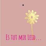 Geschenkkarte – "Es tut mir Leid...“ – 20 Stück