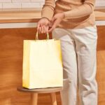 Paper bag (M) - ivory / cream - 50 pieces - Image 2