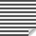 Papierrol – Streep Zwart – 50cm x 100m