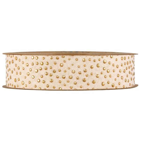 crème lint goud stippen kerst