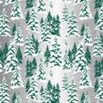 Geschenkpapier - Weihnachten Grün Druck Geschenkpapier - 2 x 0.7M - 60 Rolle – Bild 3