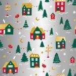 Geschenkpapier - Weihnachten Colour Mix Print - Geschenkpapier - 2 x 0.7M - 60 Rollen – Bild 2