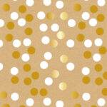 Luxe Inpakpapier – Metallic Goud / Kraft Cadeaupapier – 2 x 0,7M - Afbeelding 3