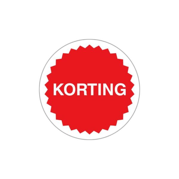 Etiketten Korting