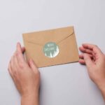 Etiketten – Frohe Weihnachten – Olivgrün – 250 Stück – Bild 2