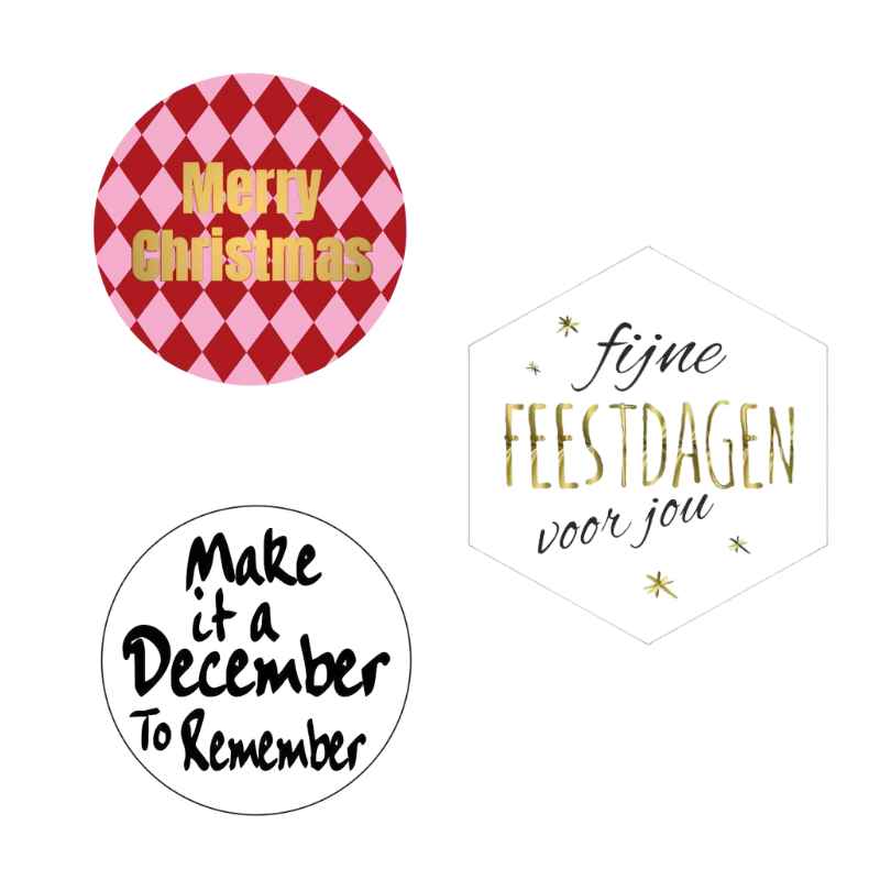 Kerst etiketten