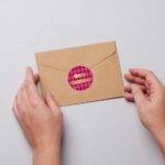 Etiketten – Frohe Weihnachten – Bordeaux / Pink – 250 Stück – Bild 2