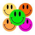 Etiketten - Smiley - Mix - 250 Stuks