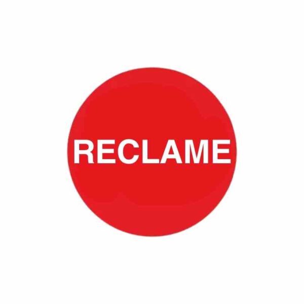Etiketten Reclame