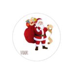 Sticker Kerstman voor: