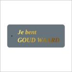 Cadeau kaartjes – 20 stuks – Je bent GOUD waard - Afbeelding 2