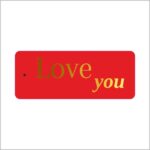 Cadeau kaartjes – 20 stuks – Love you - Afbeelding 2
