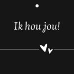 Cadeau kaartjes – 20 stuks – Ik hou jou