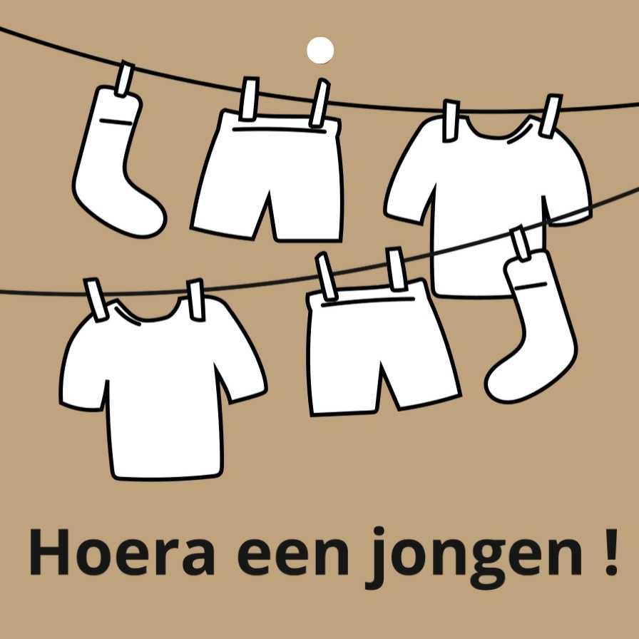 Cadeau kaartjes – 20 stuks – Hoera een jongen