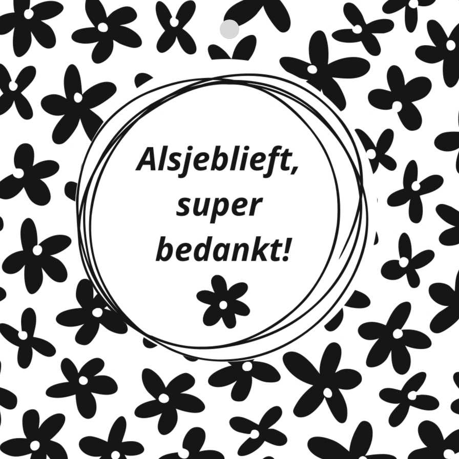 Cadeau kaartjes – 20 stuks – Alsjeblieft, super bedankt!