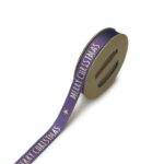 Paperlook lint – Merry Christmas - Paars - Afbeelding 3