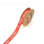 Paperlook lint – Merry Christmas - Rood - Afbeelding 3