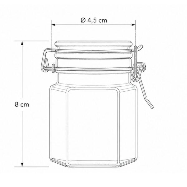Pot met beugelsluiting - 100 ml
