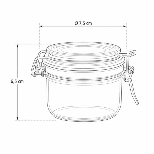 Pot met beugelsluiting – 140 ml