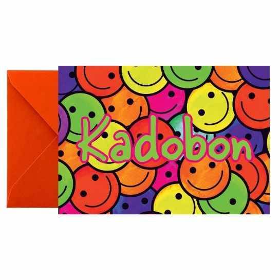 Cadeaubon Deluxe – "Smiley" – 25 Stuks (Met Envelop)