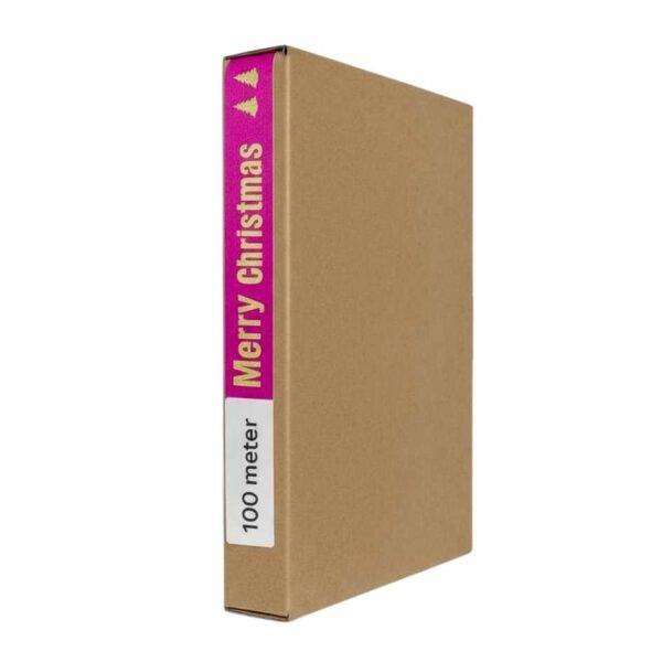 Satinband - Frohe Weihnachten - Fuchsia