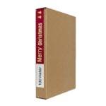 Satinband - Frohe Weihnachten - Bordeaux