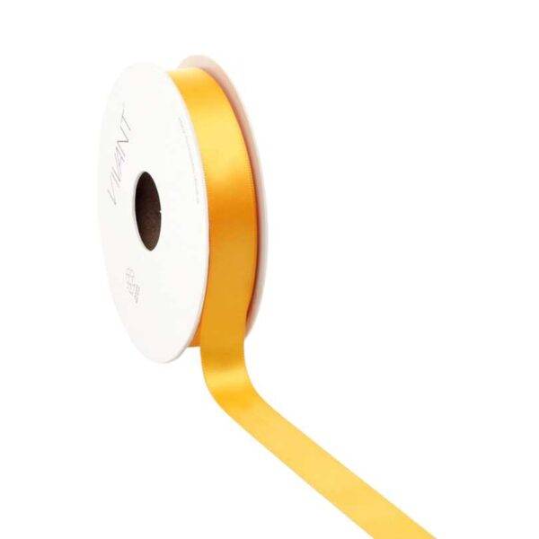 Double faced satijn - Oker